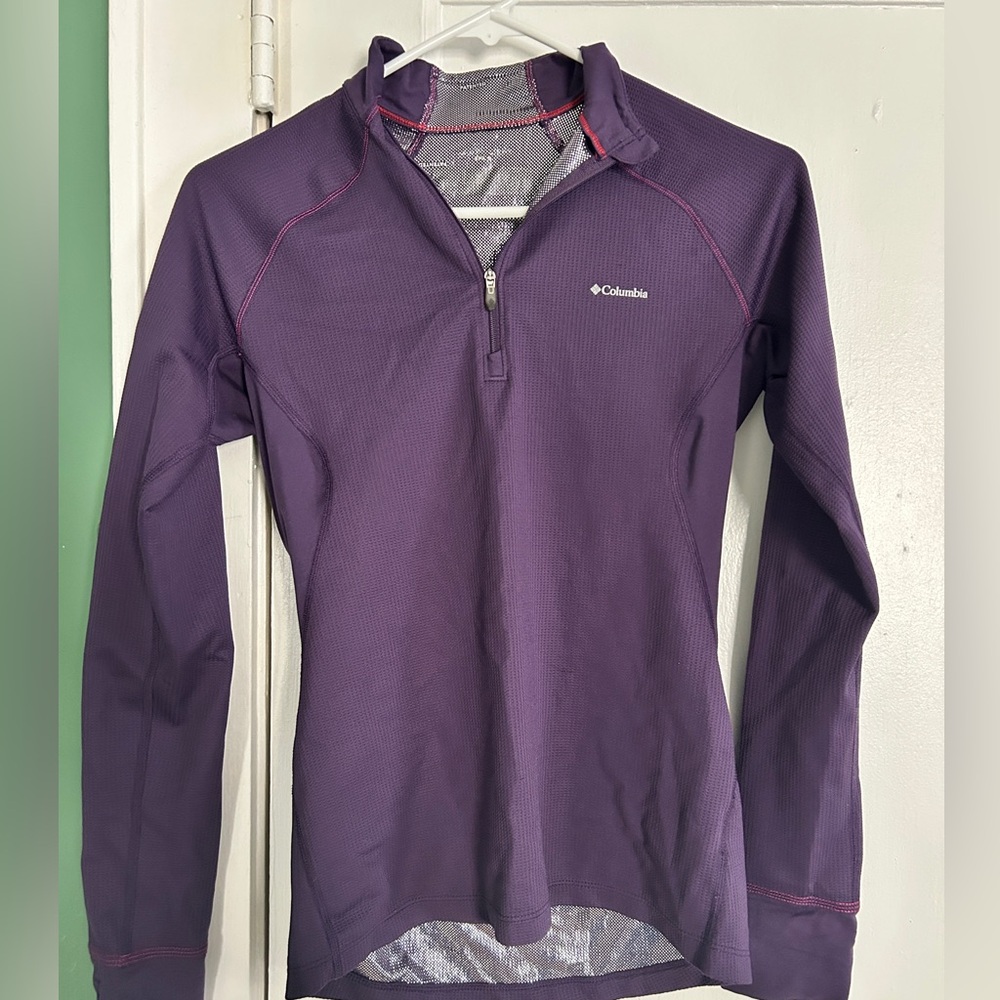 Columbia Purple Thermal Quarter Zip